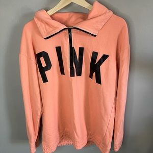 PINK Victoria’s Secret Quarter Zip Sweater